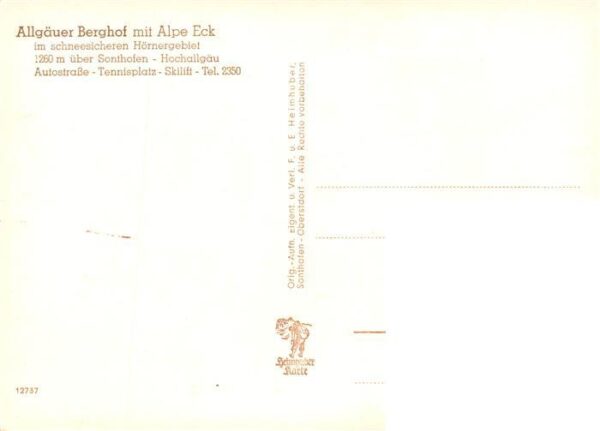 Sonthofen  Oberallgaeu Allgaeuer Berghof mit Alpe Eck – Bild 2