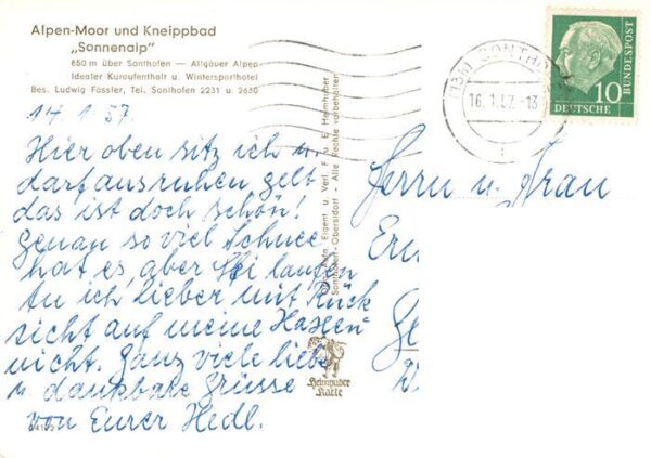 Sonthofen  Oberallgaeu Wintersporthotel Sonnenalp – Bild 2