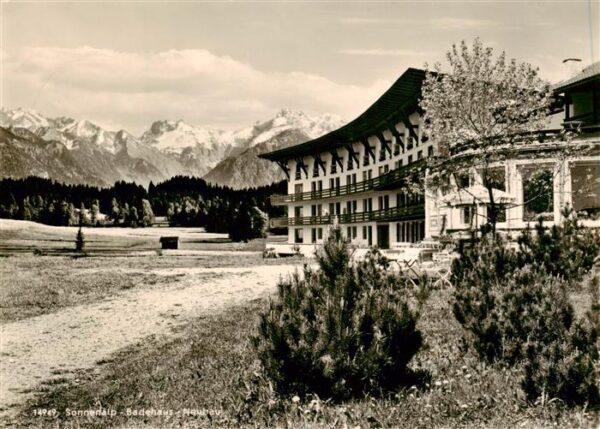 Sonthofen  Oberallgaeu Hotel Sonnenalp Baehaus Neubau