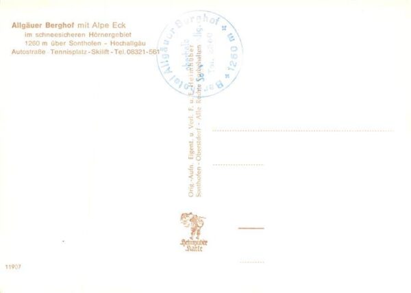 Sonthofen  Oberallgaeu Allgaeuer Berghof mit Alpe Eck – Bild 2