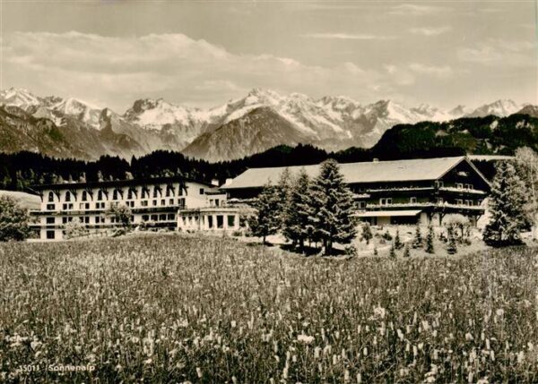 Sonthofen  Oberallgaeu Alpen Moor und Kneippbad Sonnenalp