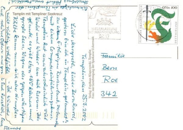 Templin Fliegeraufnahme mit Templiner Seekreuz – Bild 2