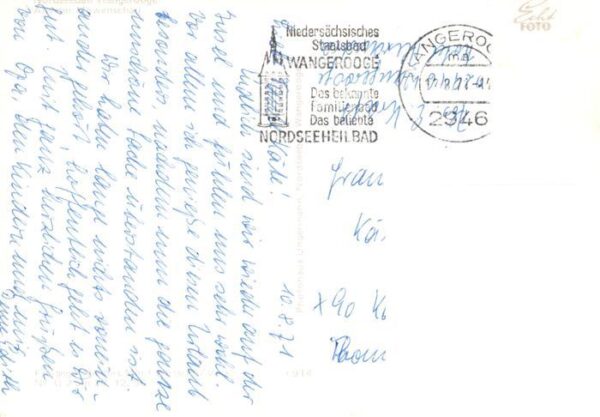 Wangerooge Wangeroog Nordseebad Fliegeraufnahme – Bild 2