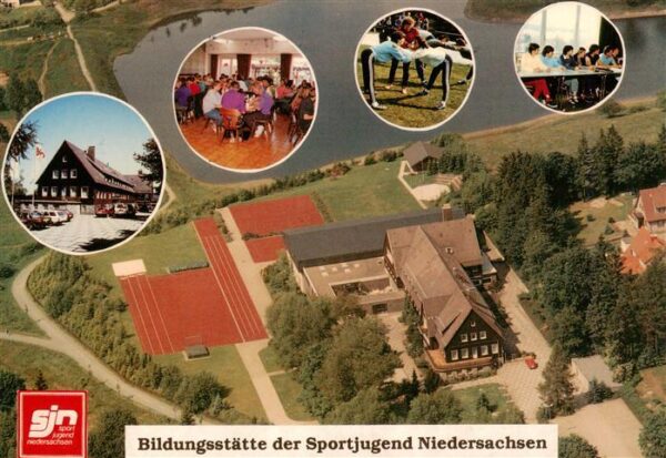 Clausthal-Zellerfeld Bildungsstaette der Sportjugend Niedersachsen Fliegeraufnah