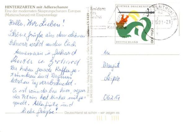 Hinterzarten Fliegeraufnahme mit Adlerschanze – Bild 2