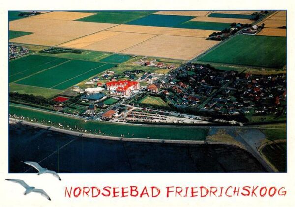 Friedrichskoog Nordseebad Fliegeraufnahme