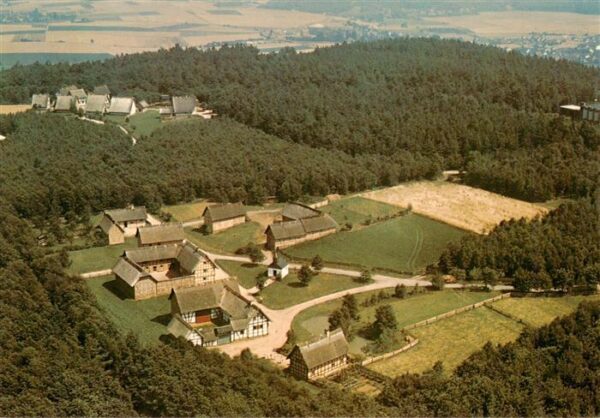 Kommern Commern Mechernich Rheinisches Freilichtmuseum Blick auf die Baugruppe E