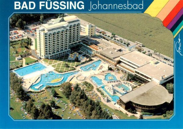 Bad Fuessing Johannesbad Klinikum Therapiezentrum Fliegeraufnahme