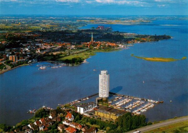 Schleswig Schlei Erfde Wikingturmrestaurant Cafe Fliegeraufnahme