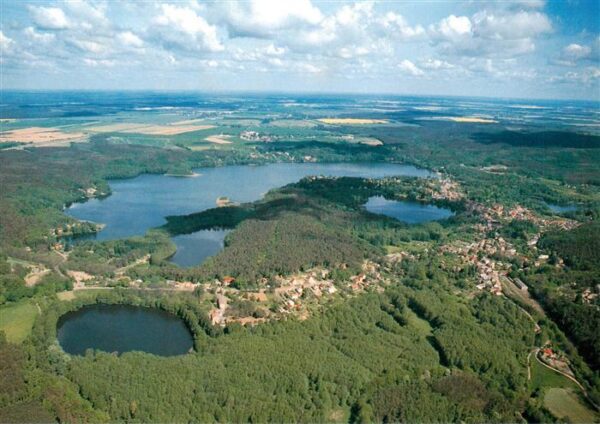 Buckow Maerkische Schweiz Fliegeraufnahme