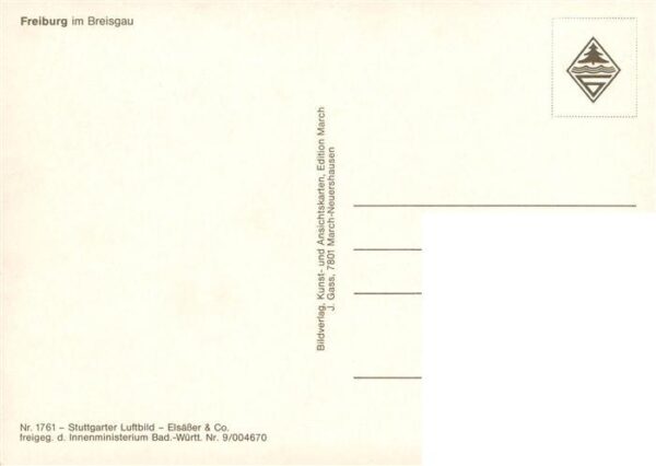 Freiburg Breisgau Fliegeraufnahme – Bild 2