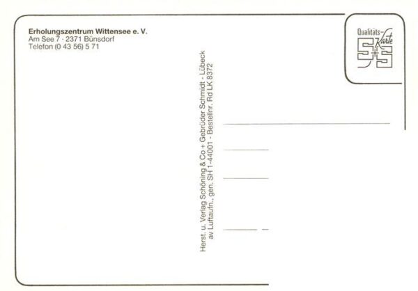 Buensdorf Erholungszentrum Wittensee Fliegeraufnahme – Bild 2
