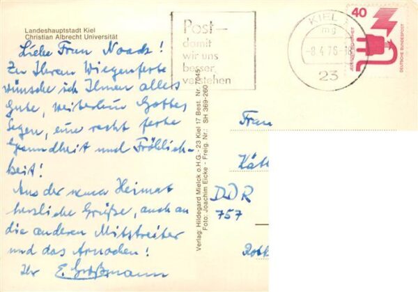 Kiel Christian Albrecht Universitaet Fliegeraufnahme – Bild 2