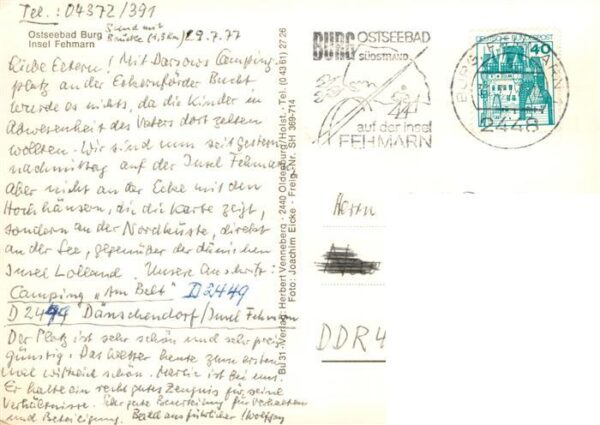 Burg  Fehmarn Fliegeraufnahme – Bild 2