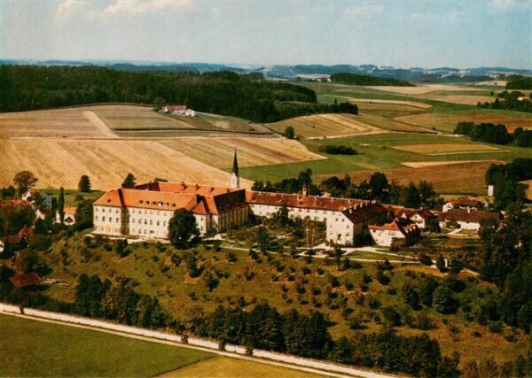 Ampfing Haus der Begegnung Kloster St Josef Zangberg Fliegeraufnahme