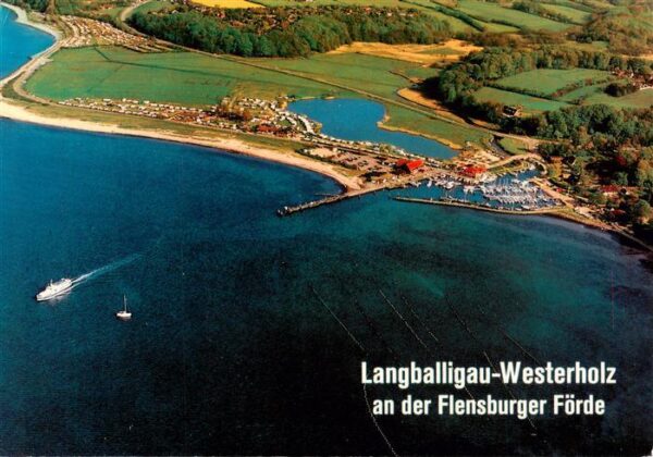 Westerholz Langballig Flensburger Foerde Fliegeraufnahme