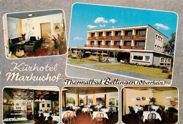 Bad Bellingen Kurhotel Markushof Gastraeume