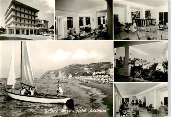 Gabicce Mare IT Hotel Adriatica Gastraeume Foyer Strandpartie