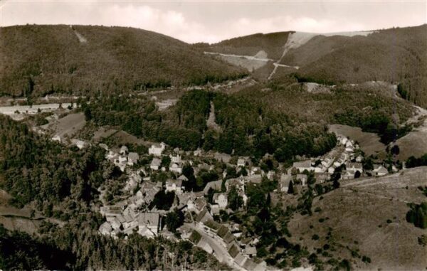 Bad Grund Fliegeraufnahme mit Iberger Kaffeehaus