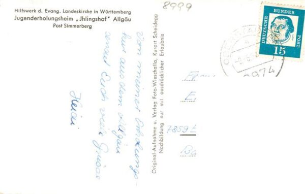 Simmerberg Weiler-Simmerberg Jugenderholungsheim Ihlingshof im Allgaeu – Bild 2