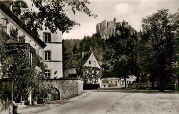 Streitberg Oberfranken Blick auf die Streitburg