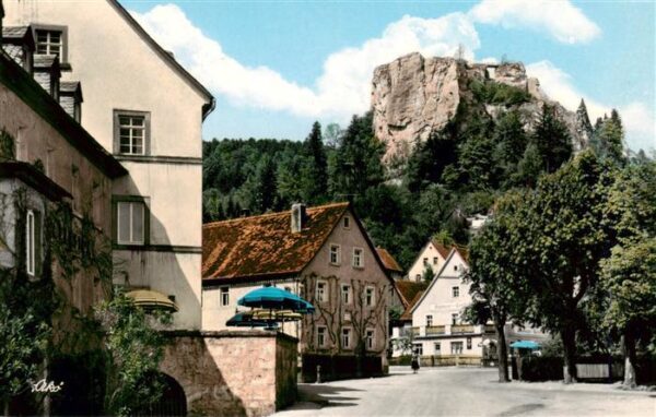 Streitberg Oberfranken Blick auf die Streitburg