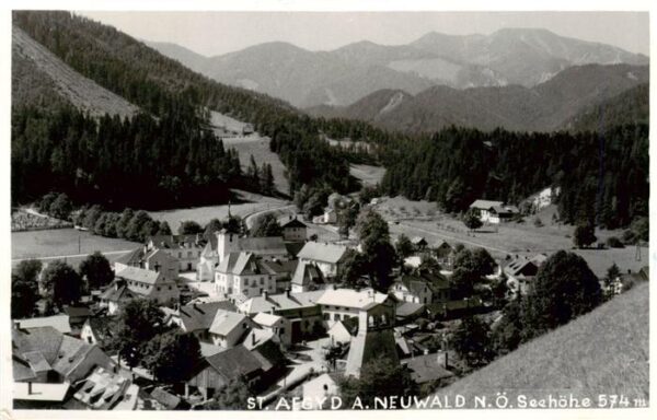 St Aegyd Neuwalde Niederoesterreich AT Panorama