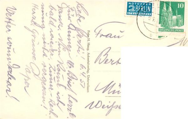Unterwoessen Postamt Wandmalerei – Bild 2