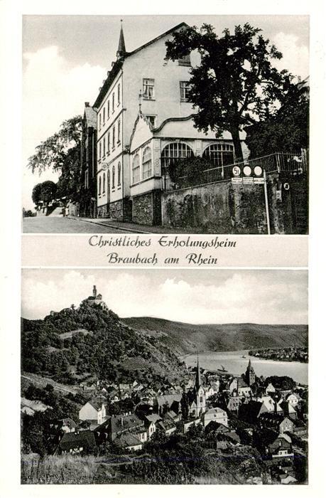 Braubach Rhein Christliches Erholungsheim Panorama