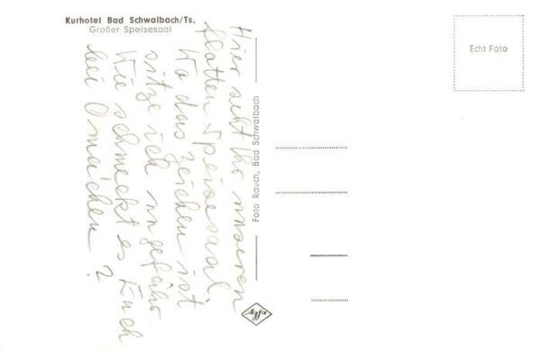 Bad Schwalbach Kurhotel Grosser Speisesaal – Bild 2