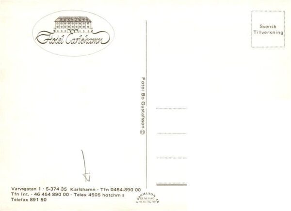 Karlshamn Sweden Hotel Carlshamn Nachtaufnahme – Bild 2