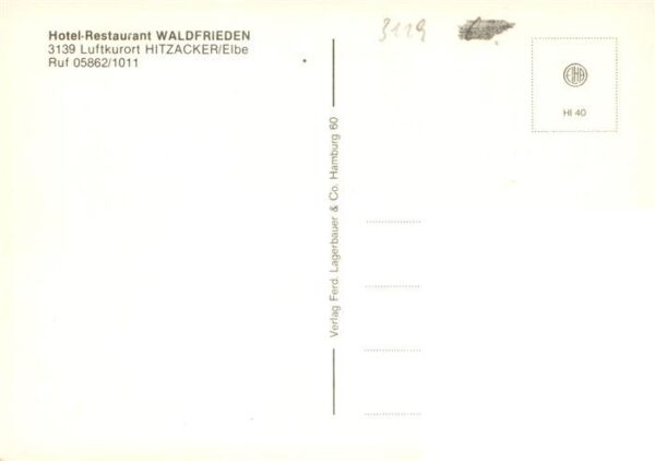 Hitzacker Elbe Hotel Restaurant Waldfrieden Terrasse Flagge – Bild 2