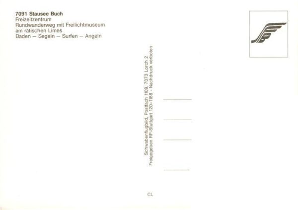 Elchingen Stausee Buch Freizeitzentrum Luftaufnahme Gasthof Ochsen Kiosk – Bild 2