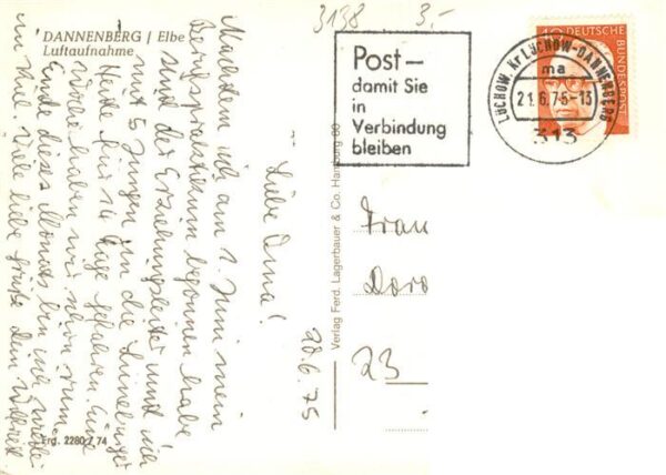 Dannenberg  Elbe Fliegeraufnahme – Bild 2