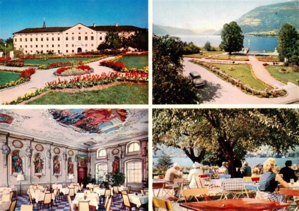 Ossiach Ossiachersee Kaernten AT Stiftshotel im Schloss Ossiach Restaurant Terra