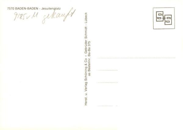 Baden-Baden Jesuitenplatz – Bild 2