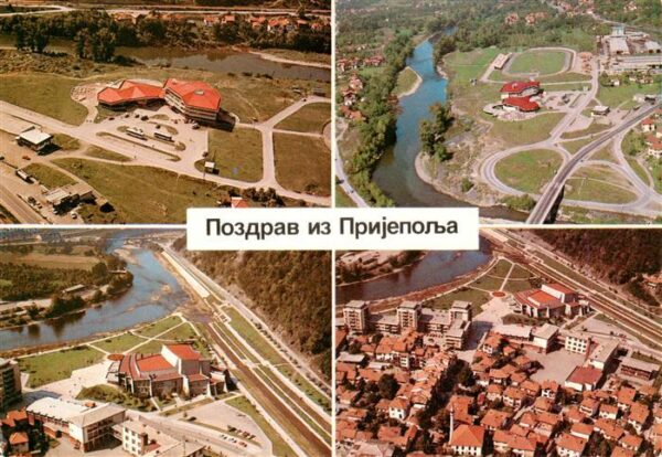 Prijepolje Serbija Fliegeraufnahmen