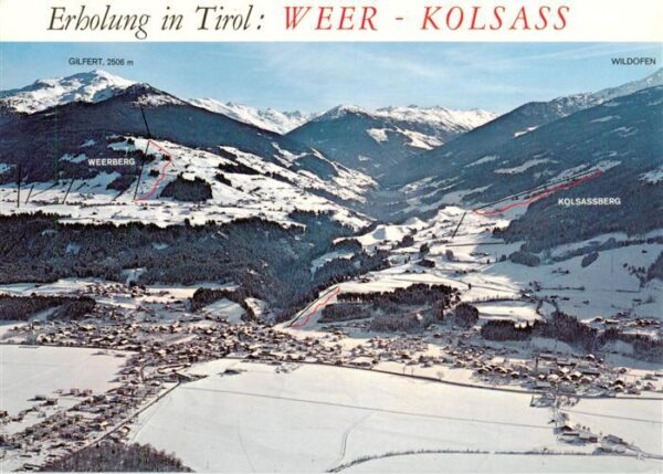 Weer Kolsass Tirol AT Winter- und Sommererholungsgebiet Alpen