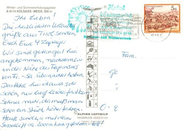 Weer Kolsass Tirol AT Winter- und Sommererholungsgebiet Alpen – Bild 2