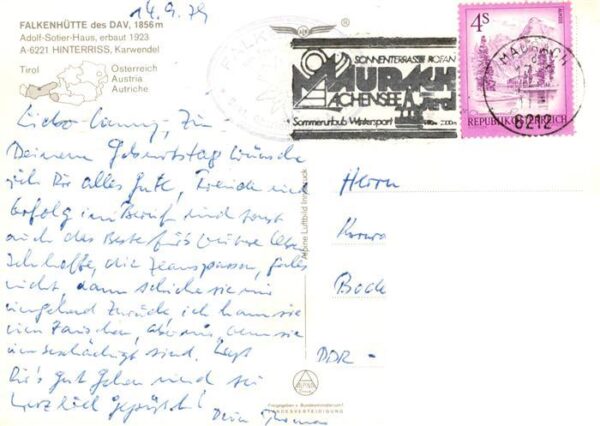 Hinterriss Tirol AT Falkenhuette des DAV Adolf-Sotier-Haus Berghaus Karwendelgeb – Bild 2