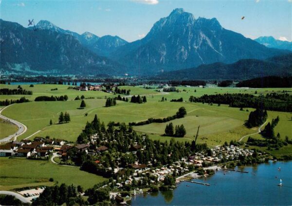 Fuessen Allgaeu Campingplatz Hopfensee Allgaeuer Alpen