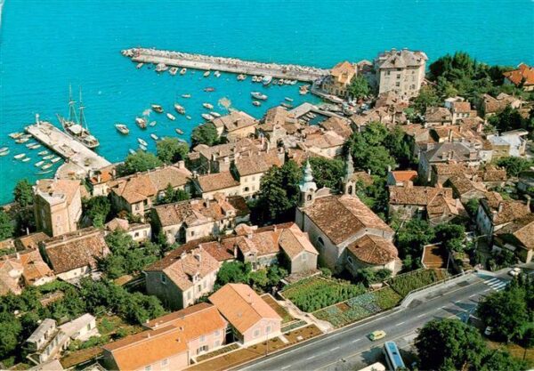 Volosko Opatija Istrien Croatia Fliegeraufnahme
