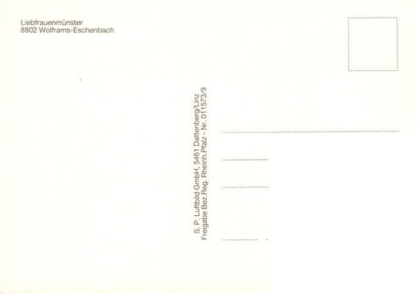 Eschenbach Wolframs Liebfrauenmuenster Fliegeraufnahme – Bild 2