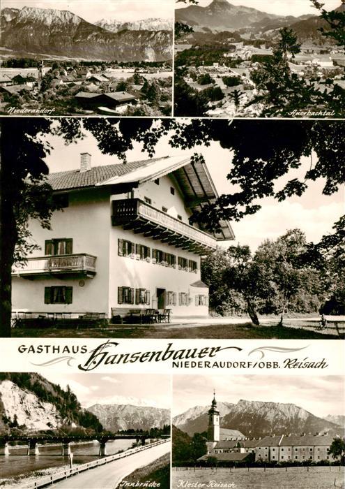 Niederaudorf Panorama Auerbachtal Gasthaus Hansenbauer