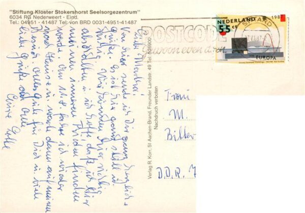 Nederweert-Eind NL Stiftung Kloster Stokershorst Seelsorgezentrum Gastraeume Zim – Bild 2