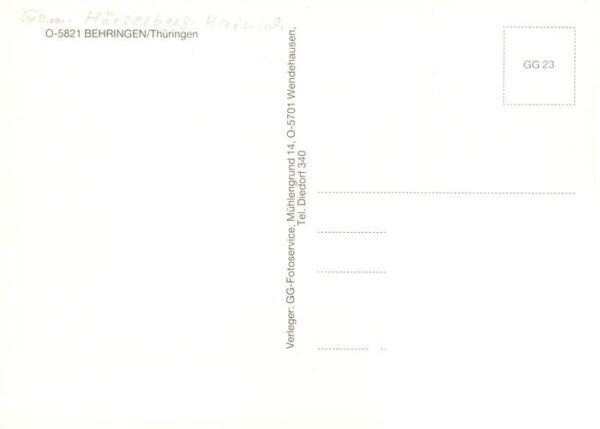 Behringen Hoerselberg-Hainich Thueringen Panorama Kulturhaus Turm Fachwerkhaus – Bild 2
