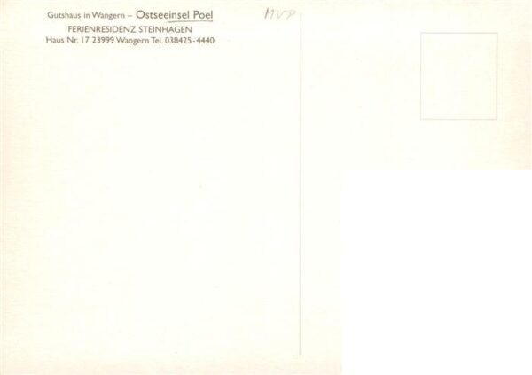 Insel Poel Gutshaus in Wangern Ferienresidenz Steinhagen Fliegeraufnahme – Bild 2
