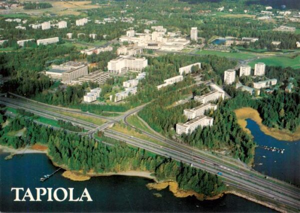 Tapiola Suomi Fliegeraufnahme