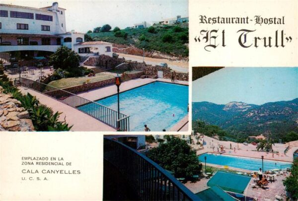 Lloret de Mar Restaurant Hostal El Trull Schwimmbad