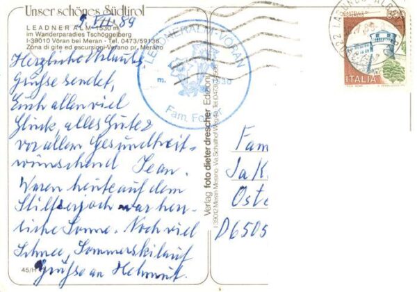 Voeran Verano Alto Adige IT Leadner Alm – Bild 2